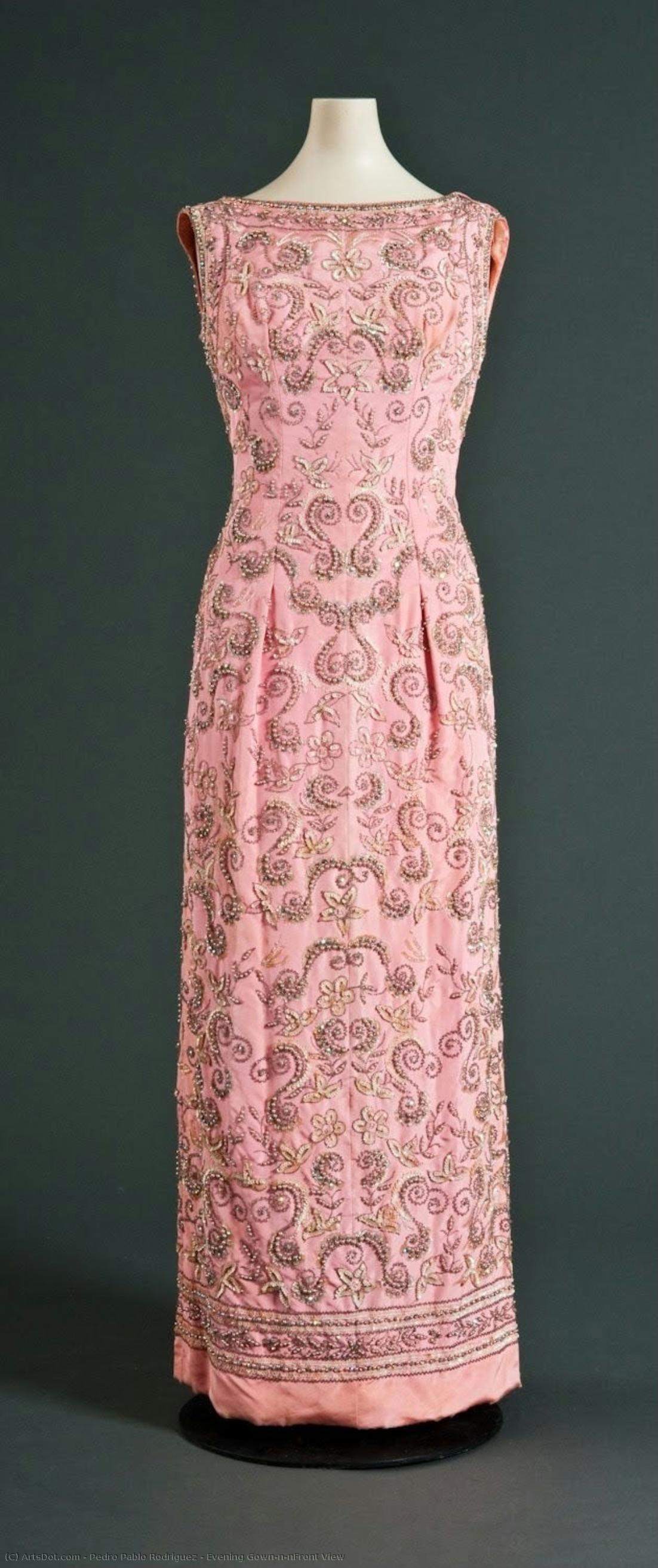 Evening Gown\n\nfront View — Pedro Pablo Rodriguez