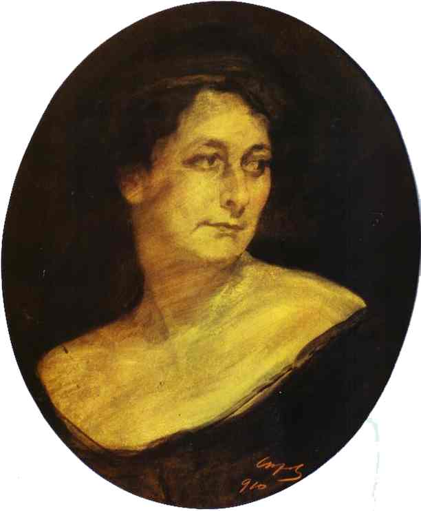 Portrait Of Anna Staal — Valentin Alexandrovich Serov