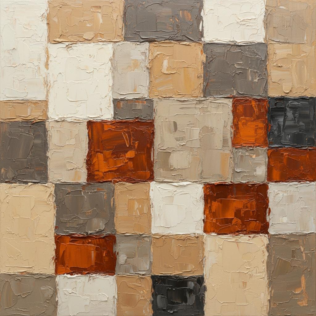 Tectonic Fragments In Ochre And Slate: A Monumental Study Of Textured Earth — David Moreau