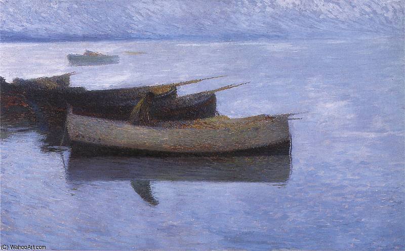 Marine Par Temps Gris — Henri Jean Guillaume Martin