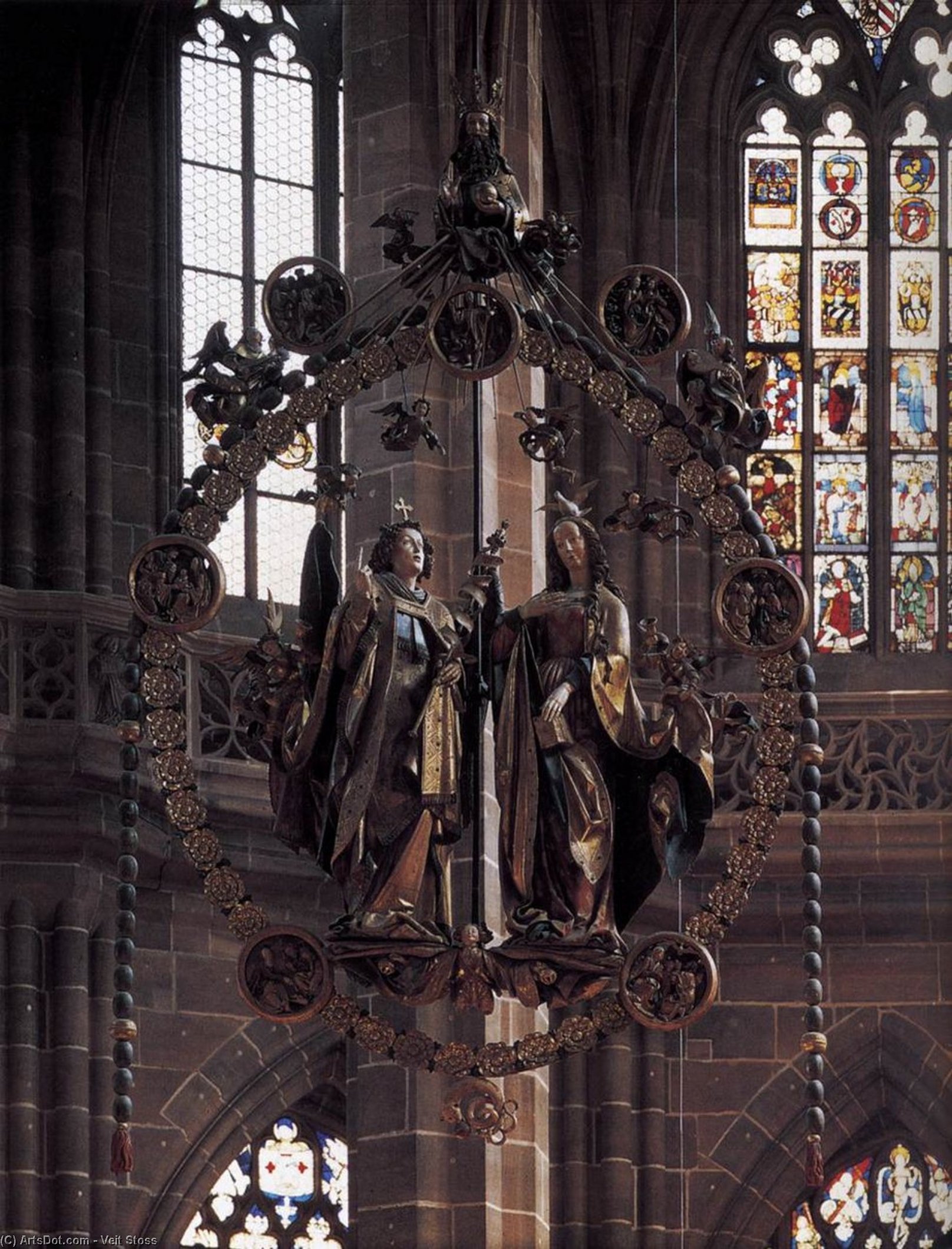Annunciation — Veit Stwosz