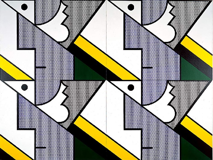Modular Painting With Four Panels 8 — Roy Lichtenstein