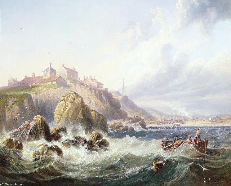 Fishing Boats Off Scotland — John Wilson Carmichael