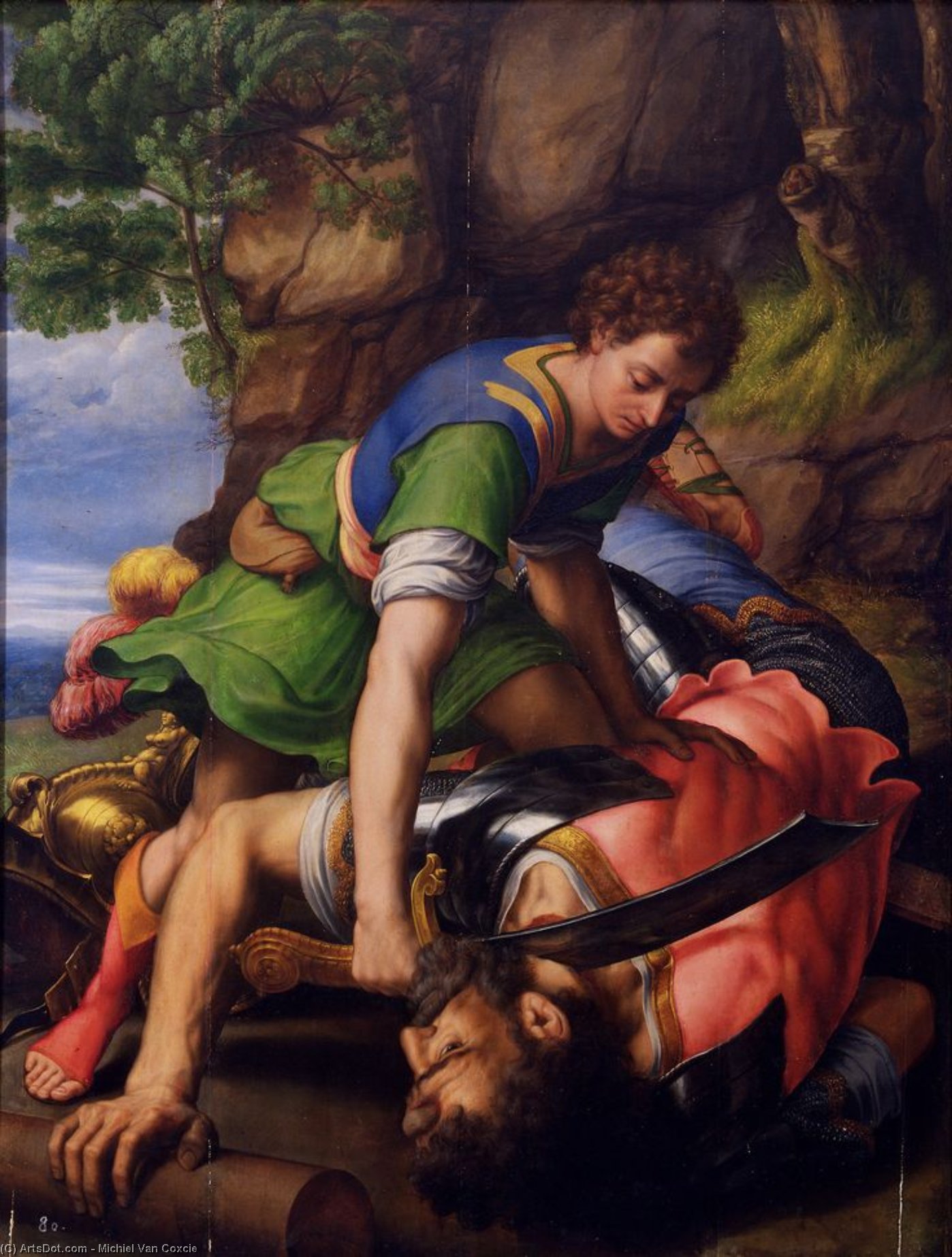 David And Goliath — Михиэль Ван Коксий