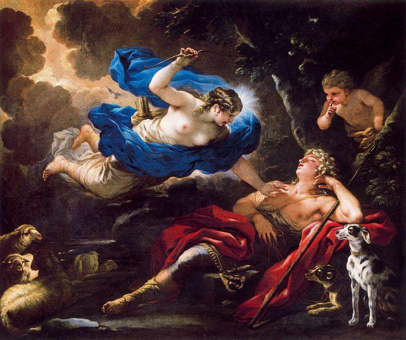 Diana And Endimione — Luca Giordano