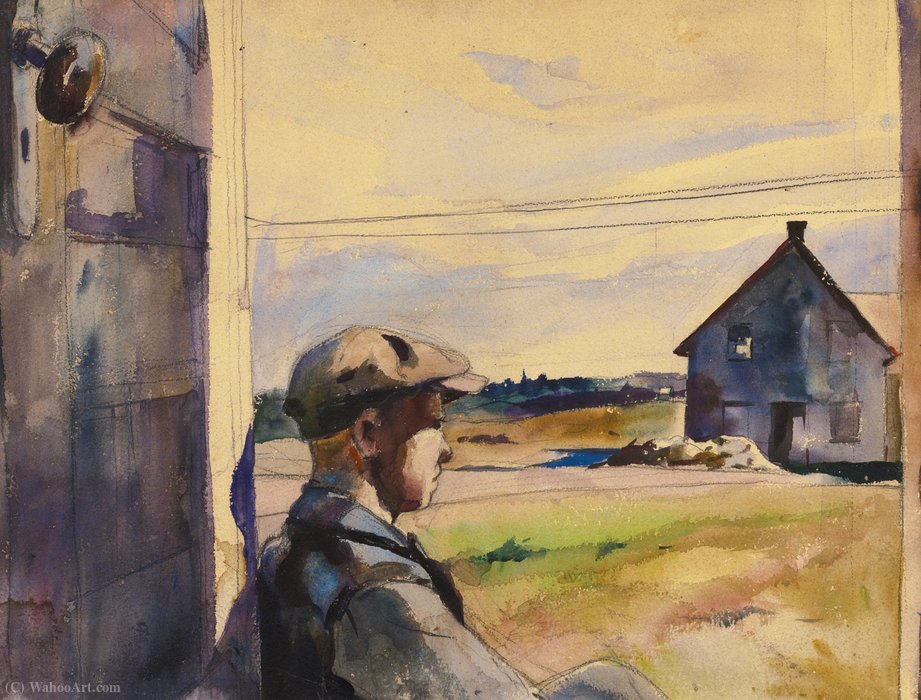 Charlie Ervine In The Doorway — Andrew Newell Wyeth