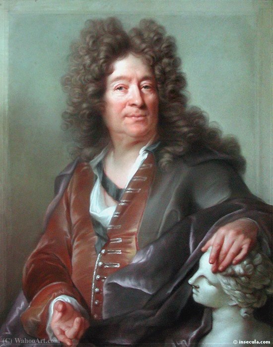 Portrait Of François Girardon — Joseph Vivien