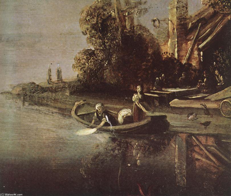 The Angel And Tobias With The Fish (detail) — Pieter Pietersz Lastman