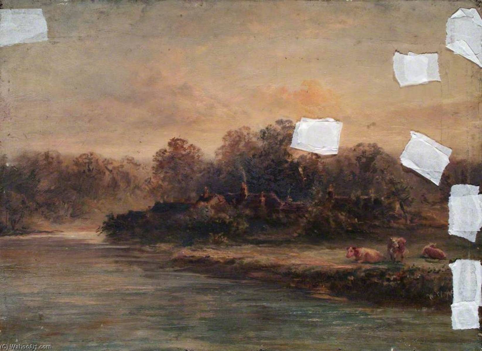 On The Wandle, Beddington, Croydon, Surrey — Walter William Acock