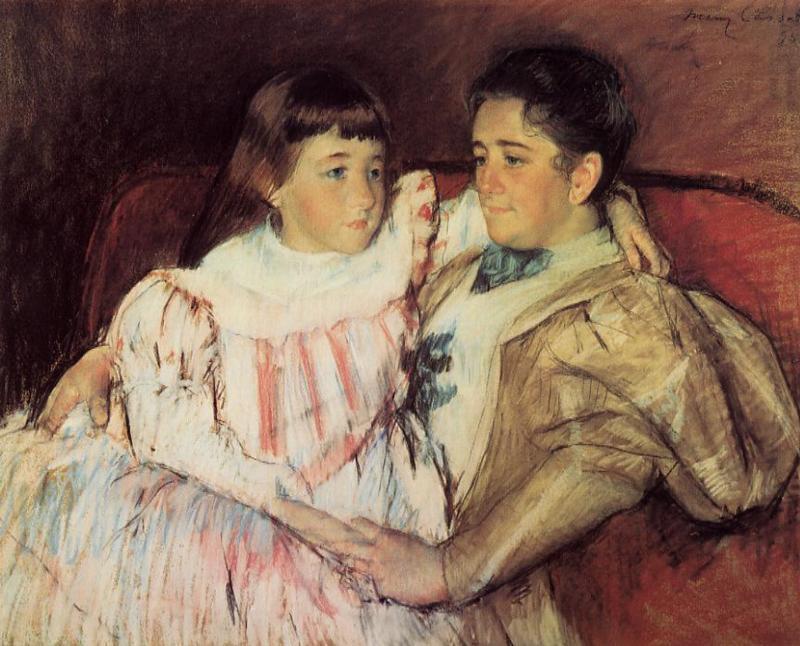 Portrait Of Mrs Havemeyer And Her Daughter Electra — Mary Stevenson Cassatt