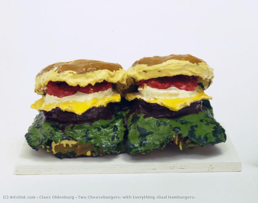 Two Cheeseburgers, With Everything (dual Hamburgers) — Клас Олденбург