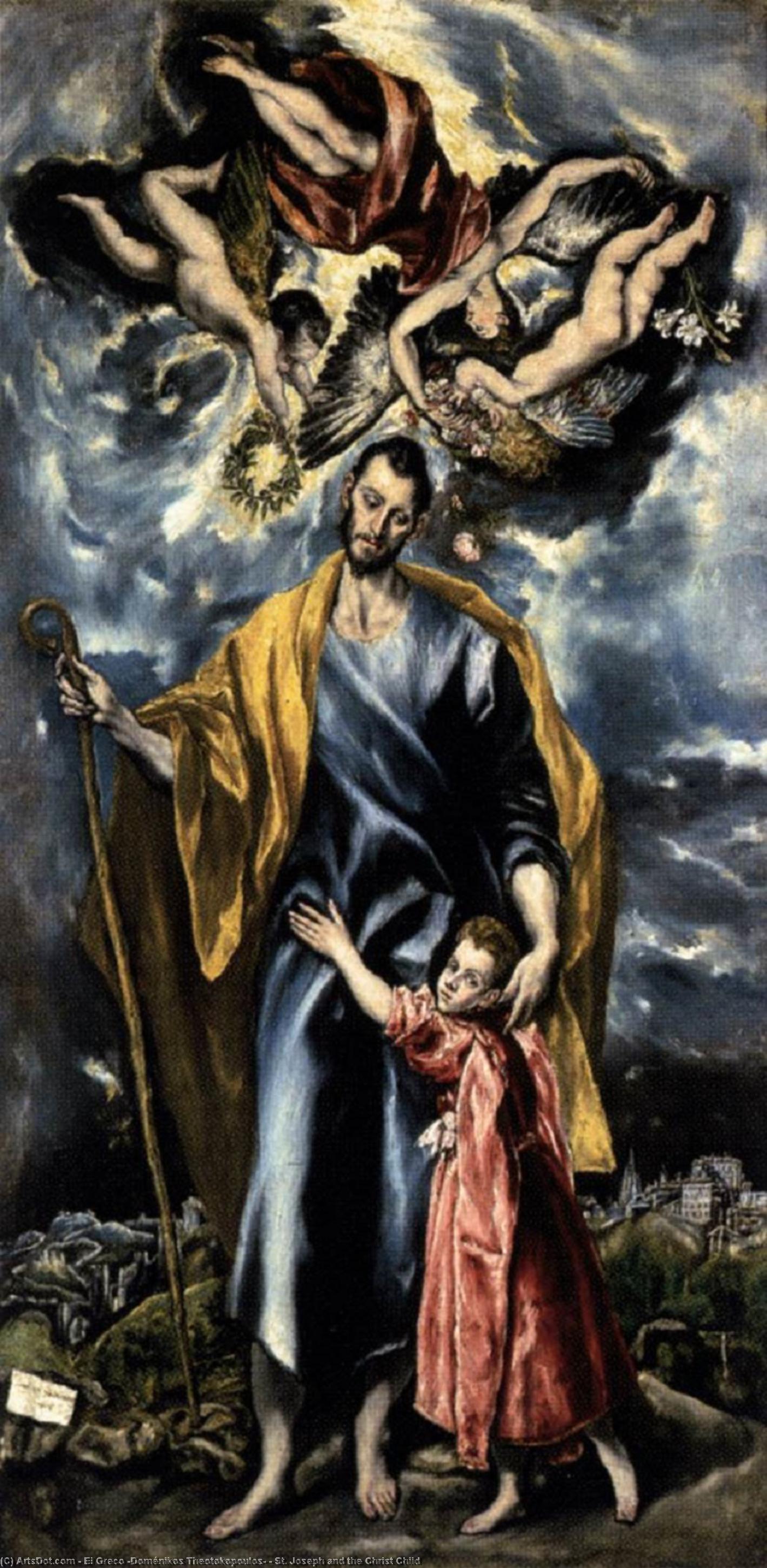 St. Joseph Und Das Christuskind — El Greco
