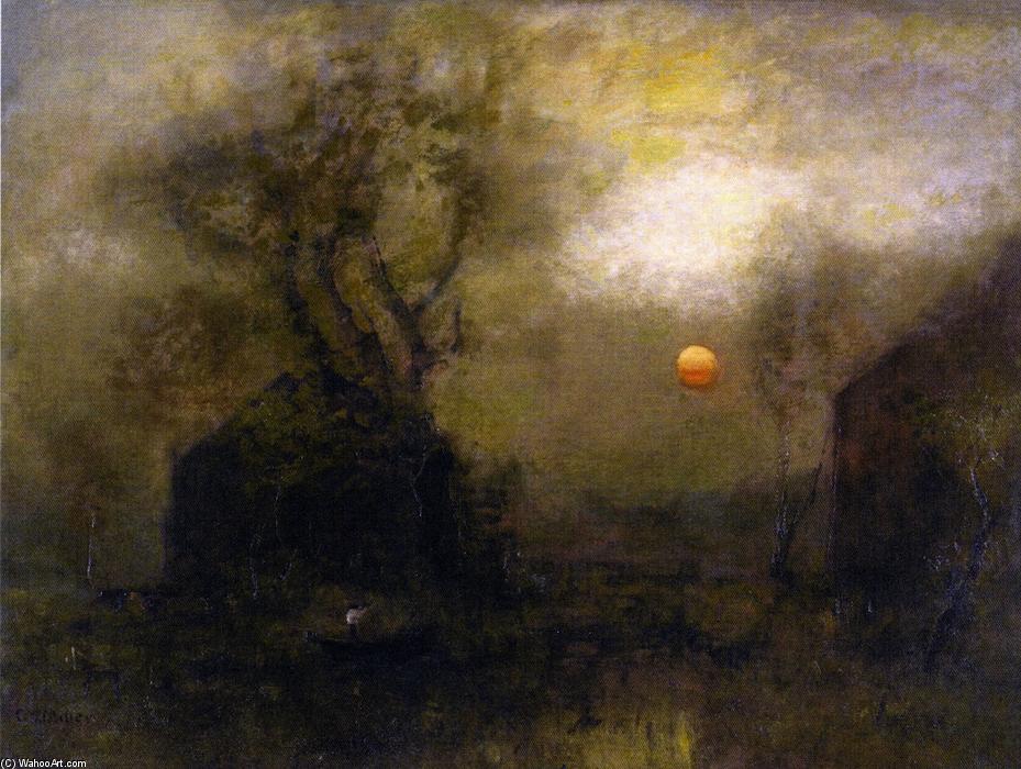 Late Afternoon, Kissena Lake, Long Island — Charles Henry Miller