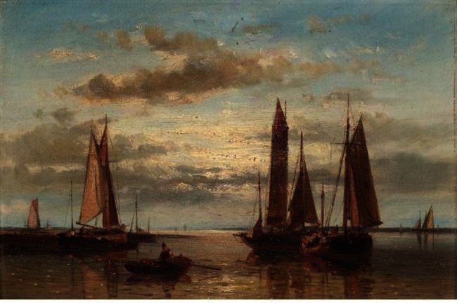 Shipping In A Calm Sea — Abraham Hulk Senior