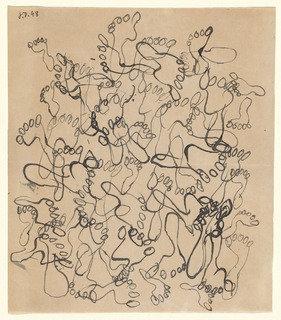 Footprints, Page From The Sketchbook El Golea, Ii — Jean Philippe Arthur Dubuffet
