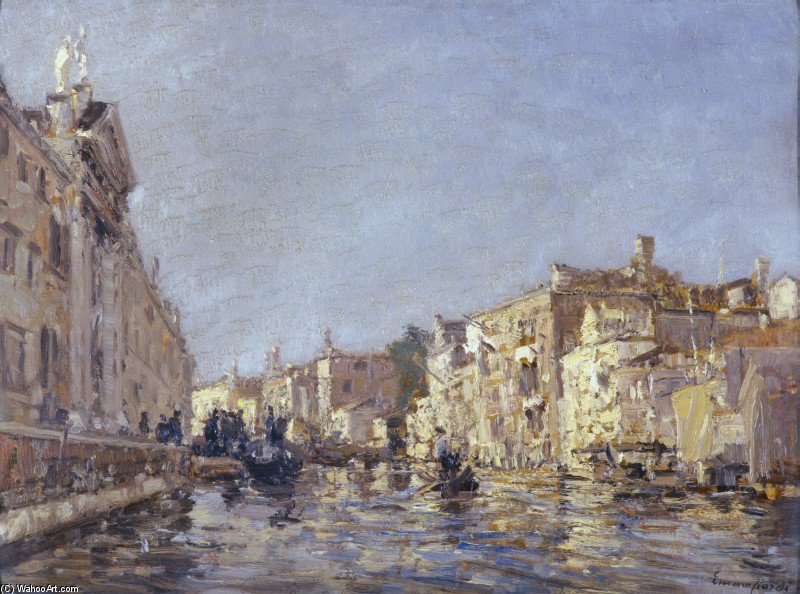 Rio Di San Giovanni E Paolo A Venezia — Emma Ciardi