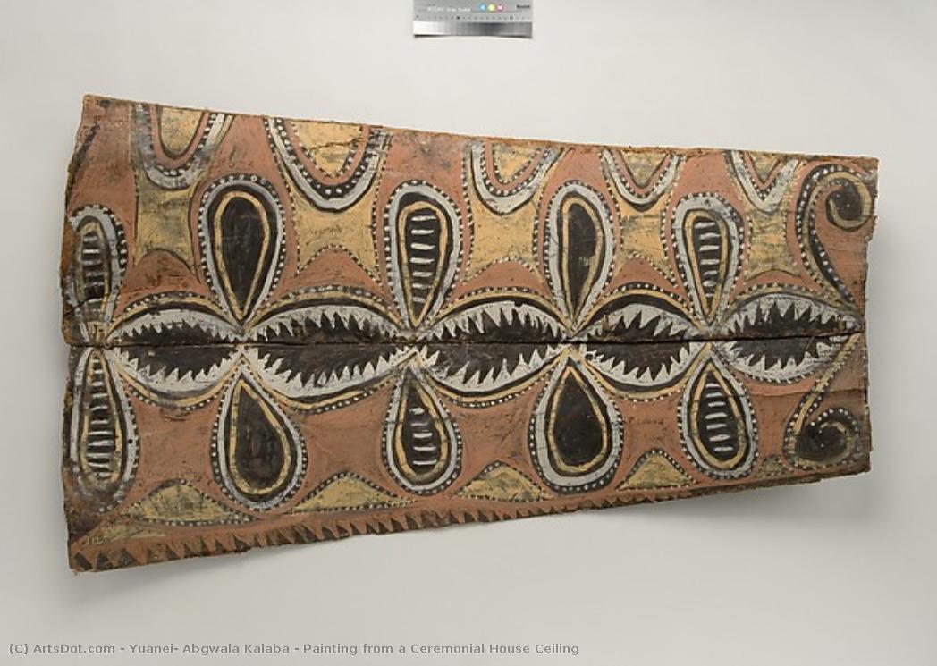 Painting From A Ceremonial House Ceiling — Yuanei, Abgwala Kalaba