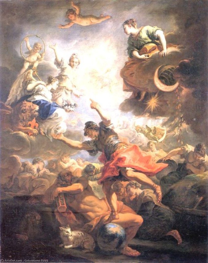 Allegory Of Tuscany — Sebastiano Ricci