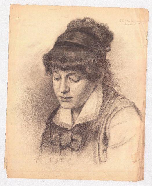 Portrait Of Young Woman — Theodore Clement Steele