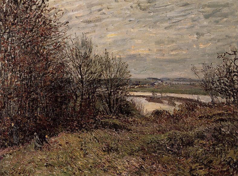 El Bosque De Las Roches Courtaut, Cerca De By — Alfred Sisley