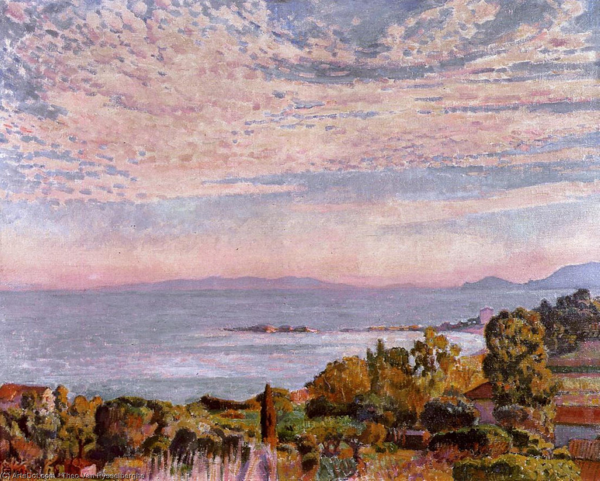 The Bay Of St. Clair — Theo Van Rysselberghe