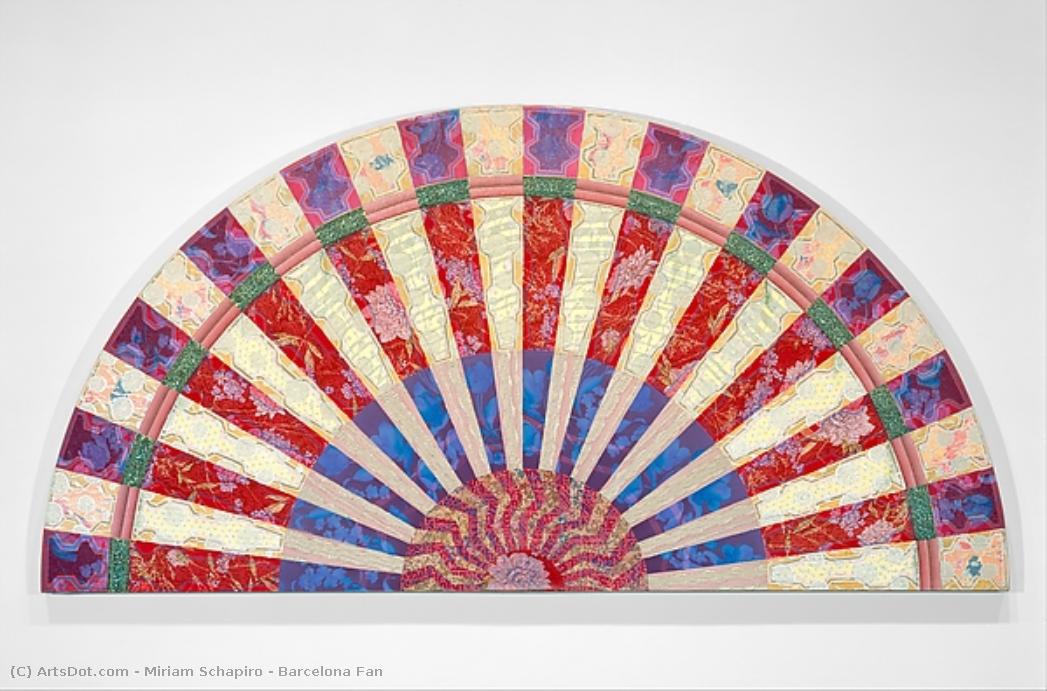 Barcelona Fan — Miriam Schapiro