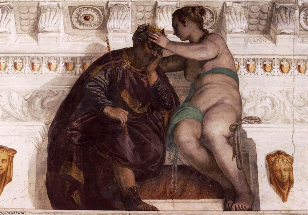 Chance Crowning A Sleeping Man — Паоло Веронезе