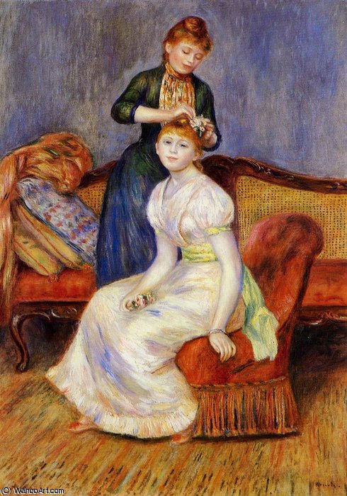 The Coiffeur — Пьер-огюст Ренуар