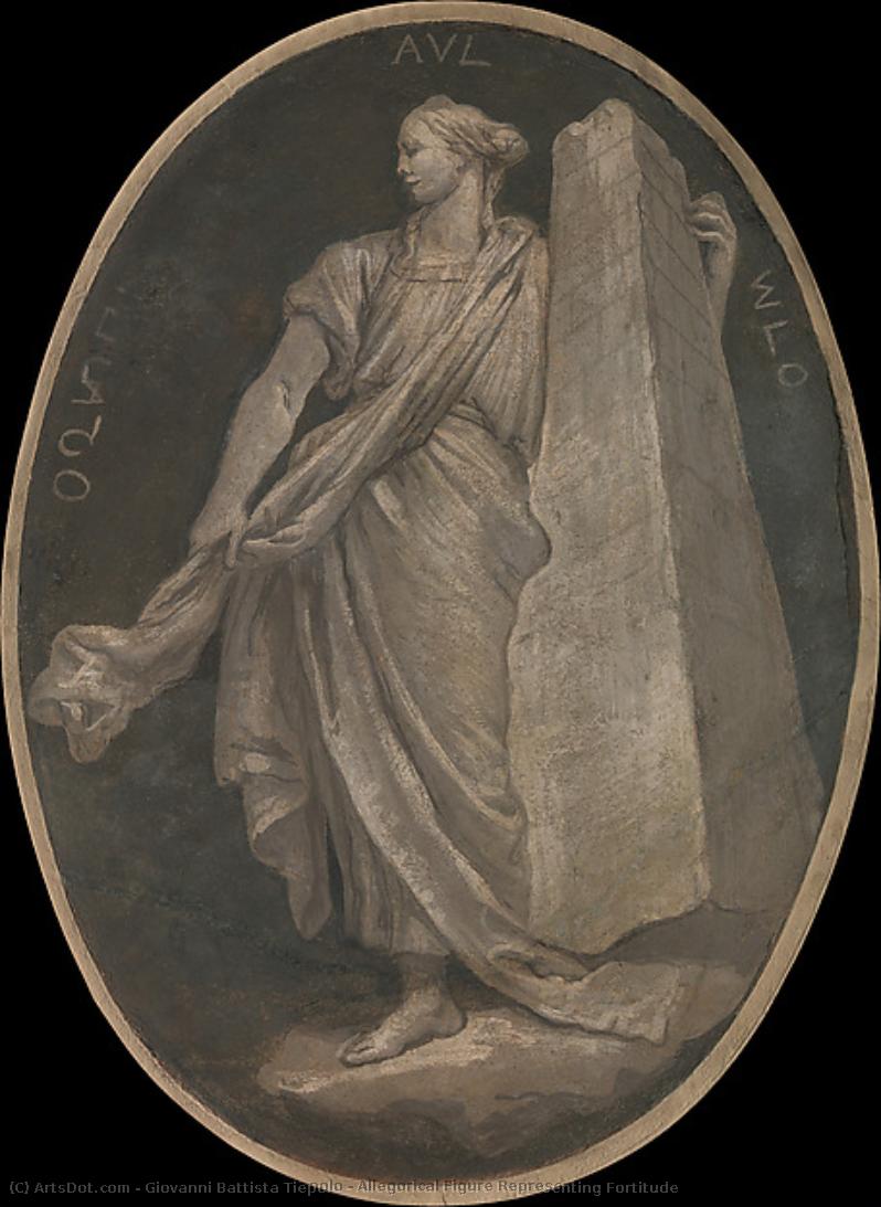 Allegorical Figure Representing Fortitude — Giambattista Tiepolo