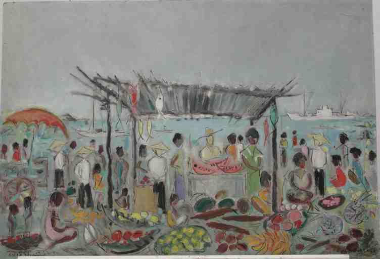 Vietnamiens Au Marché De Port Vila — Tatin D'avesnieres Robert
