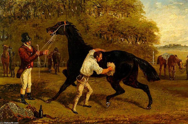 Rubbing Down — Samuel Henry Gordon Alken
