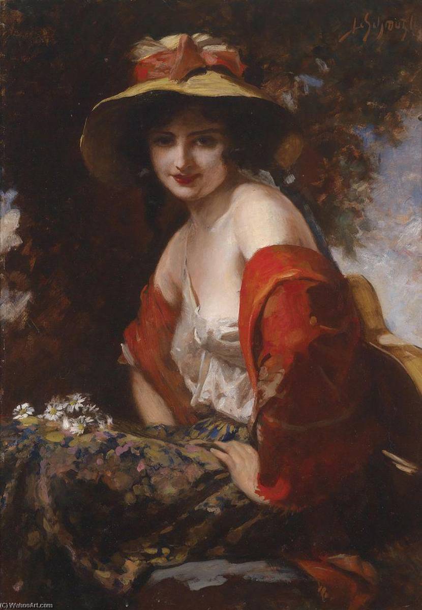 The Flower Girl — Leopold Schmutzler