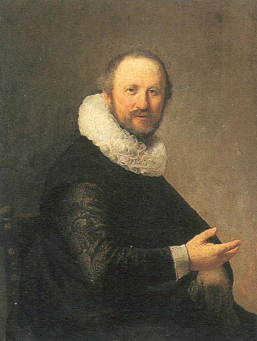 Retrato De Un Hombre Sentado — Rembrandt Van Rijn