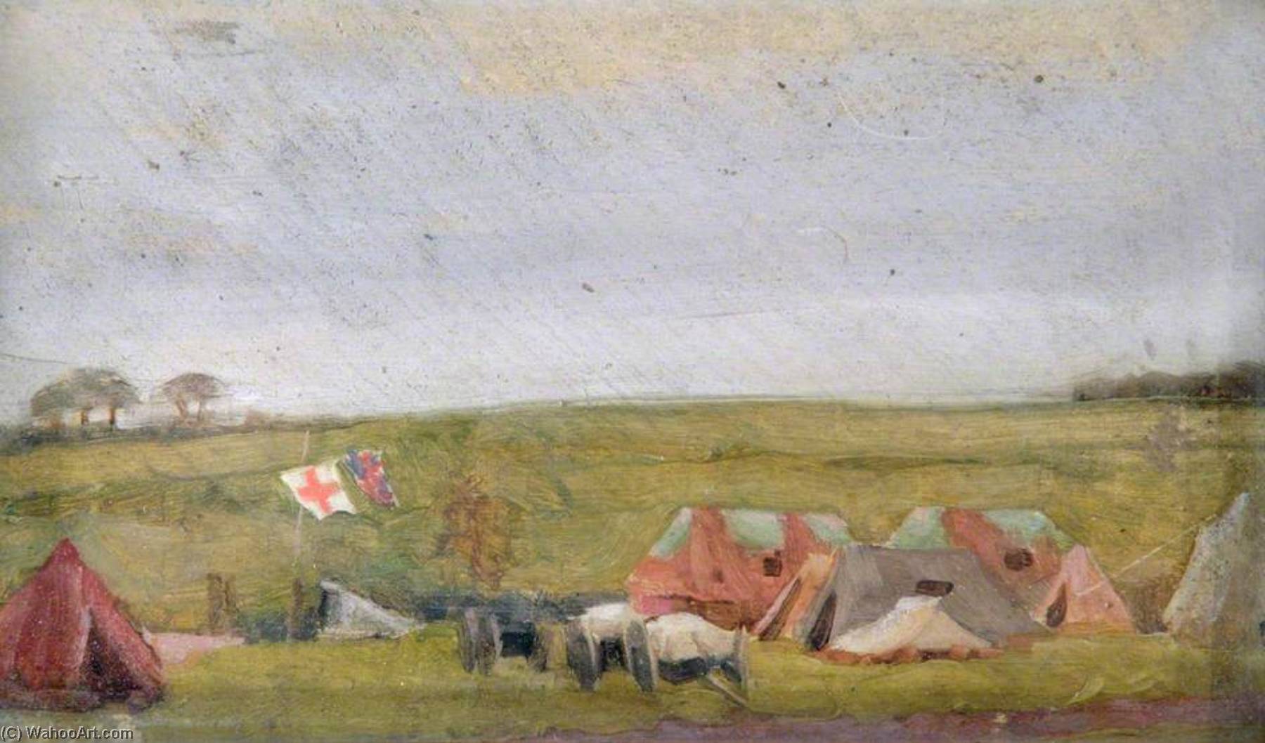 The Main Dressing Station Of A Field Ambulance Templeux La Fosse, 18 September 1918 — Haydn Reynolds Mackey