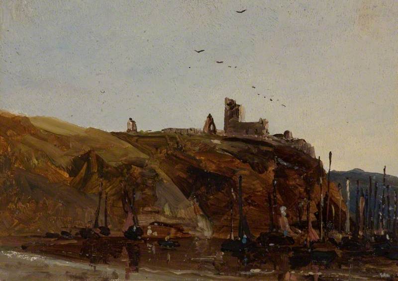 Peel Castle, Isle Of Man — George Hornblower Simms