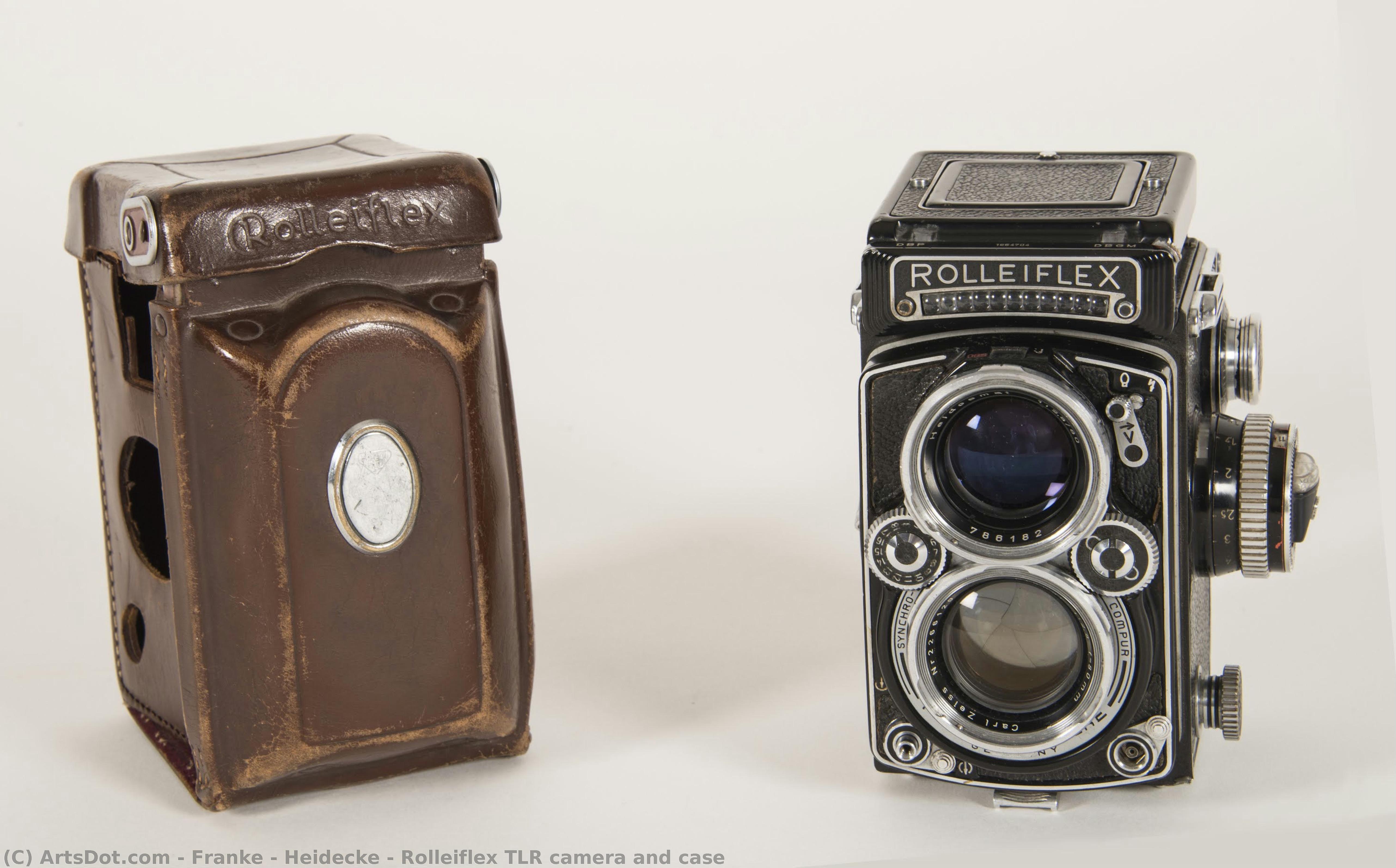 Rolleiflex Tlr Camera And Case — Franke & Heidecke
