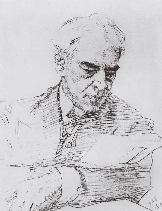 Portrait Of Konstantin Stanislavski — Valentin Alexandrovich Serov