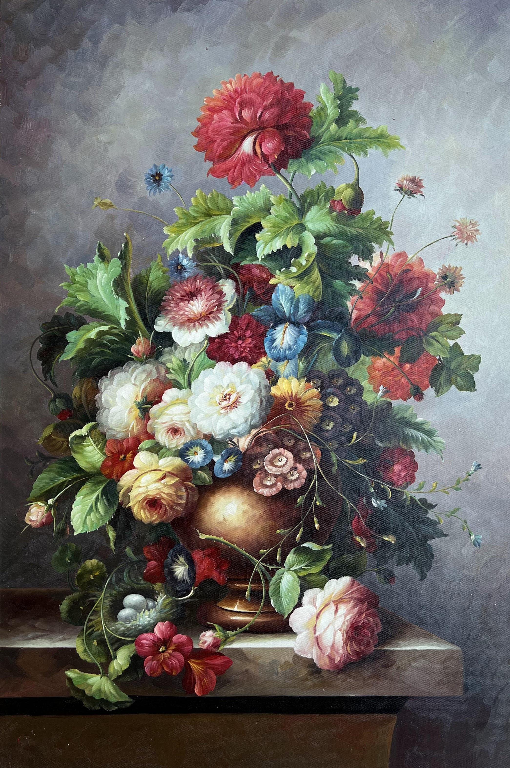 Baroque Floral Still Life With Peonies