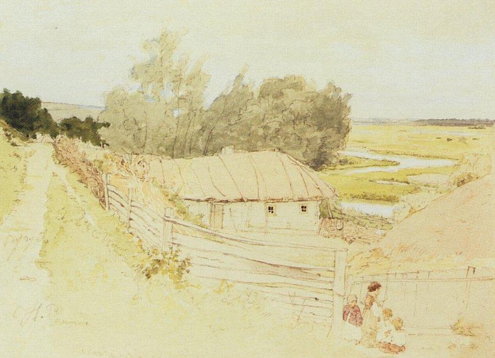 The Village Of Mokhnachi Near Chuguyev — Ilya Yefimovich Repin