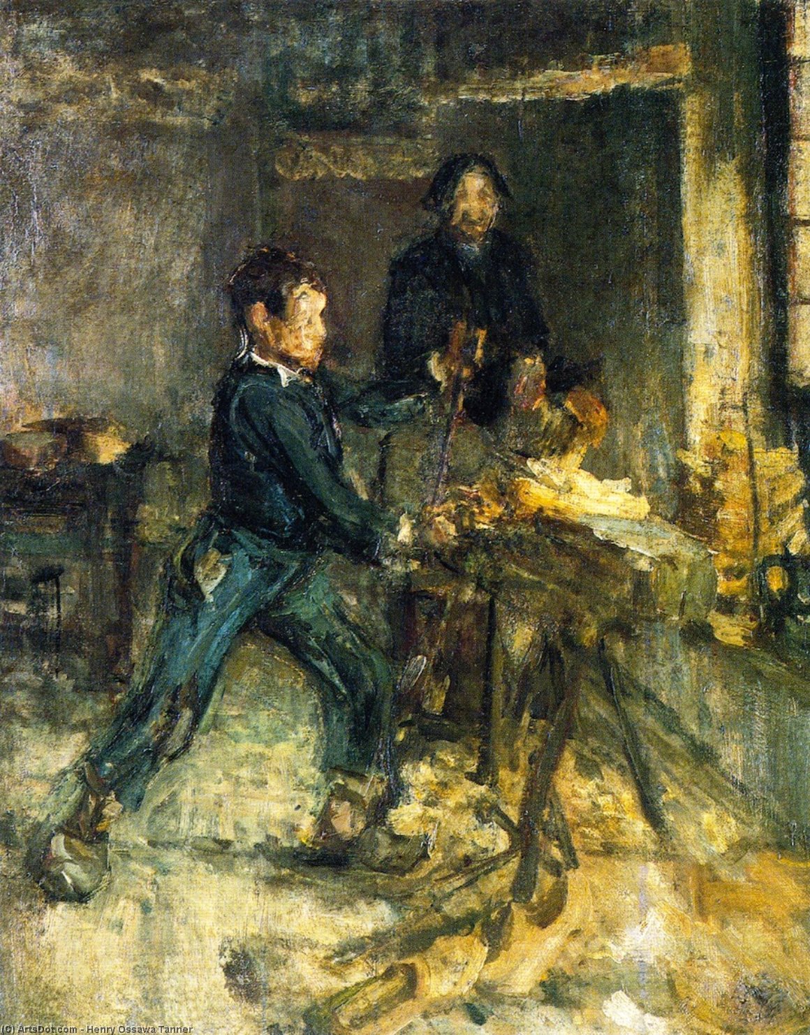 Study For The Young Sabot Maker — Генри Оссава Тэннер