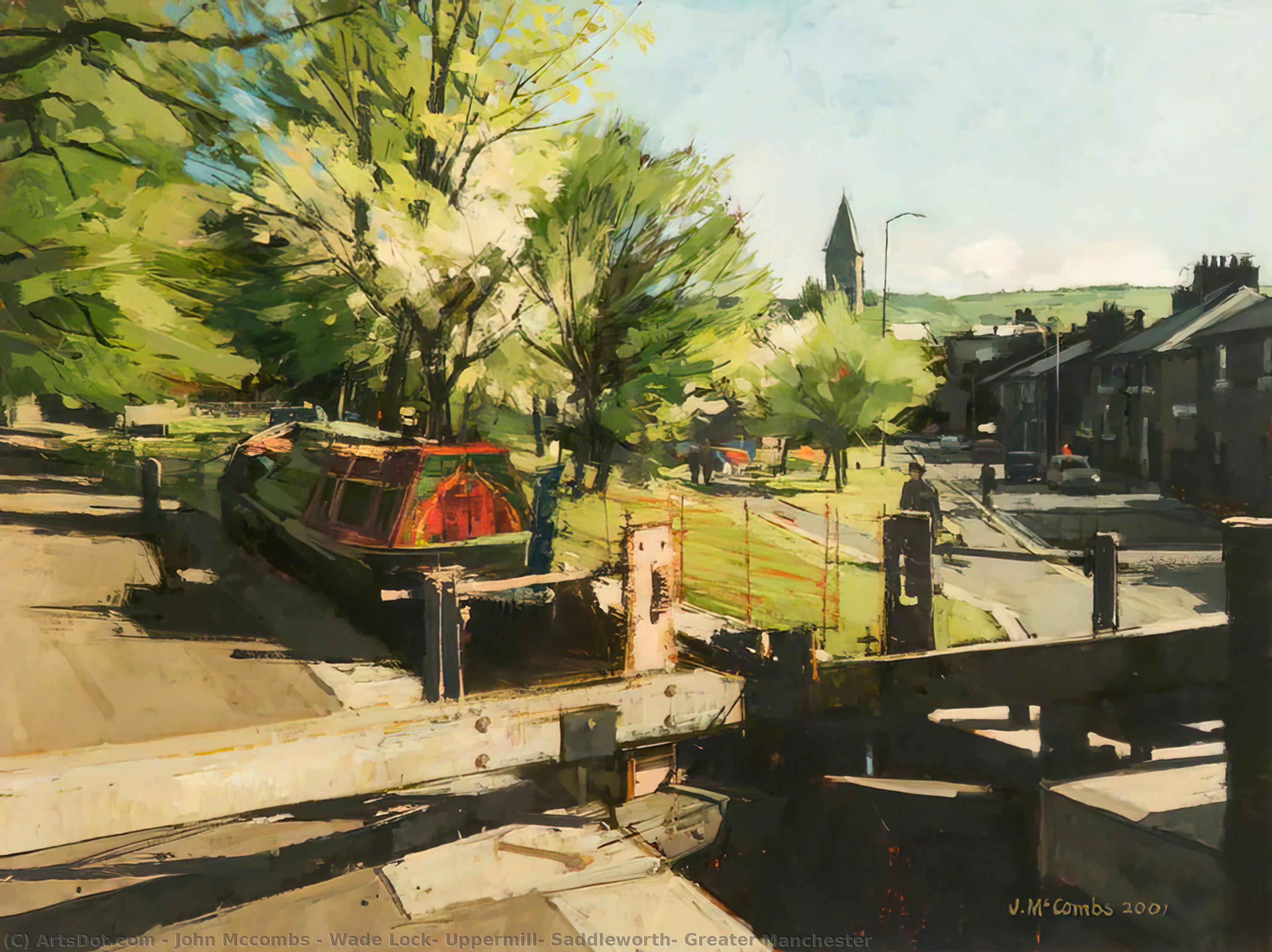 Wade Lock, Uppermill, Saddleworth, Greater Manchester — John Mccombs