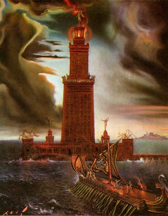 Das Leuchtturm Von Alexandria — Salvador Dalí