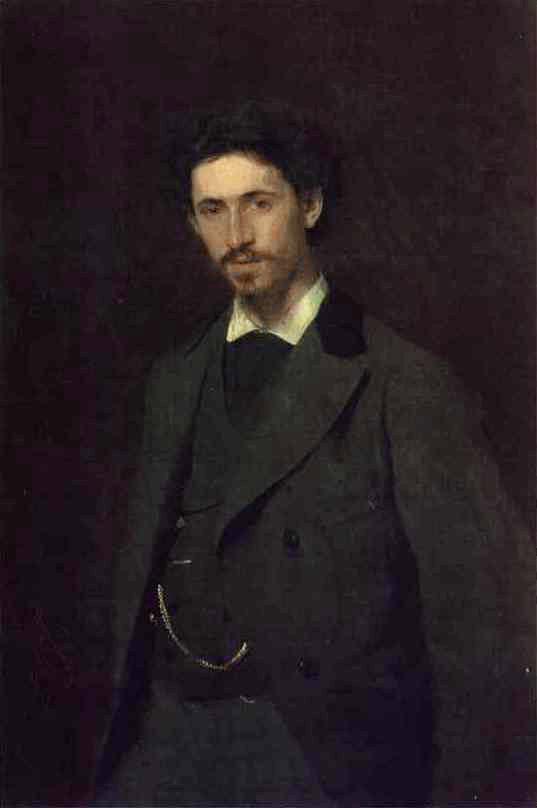 Portrait Of The Artist Ilya Repin — Ivan Nikolaevič Kramskoj