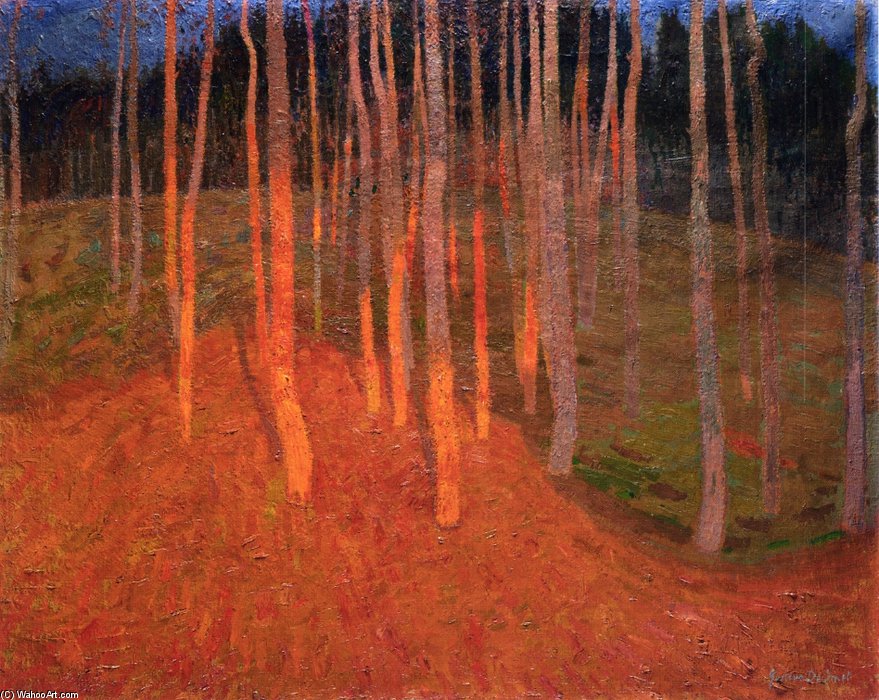 Forest At Twilight — Leon De Smet