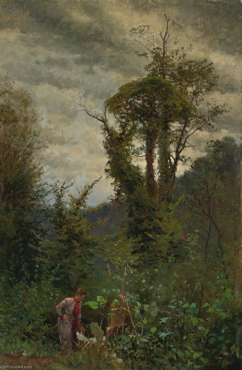 Artist En Plein Air — Konstantin Yegorovich Makovsky