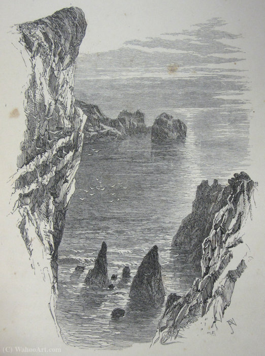 The South East Coast Of Alderney — Paul Jacob Naftel