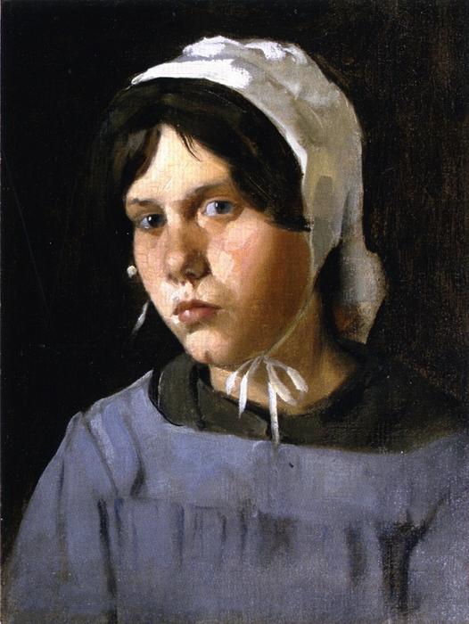 Young Peasant Girl — Julian Alden Weir