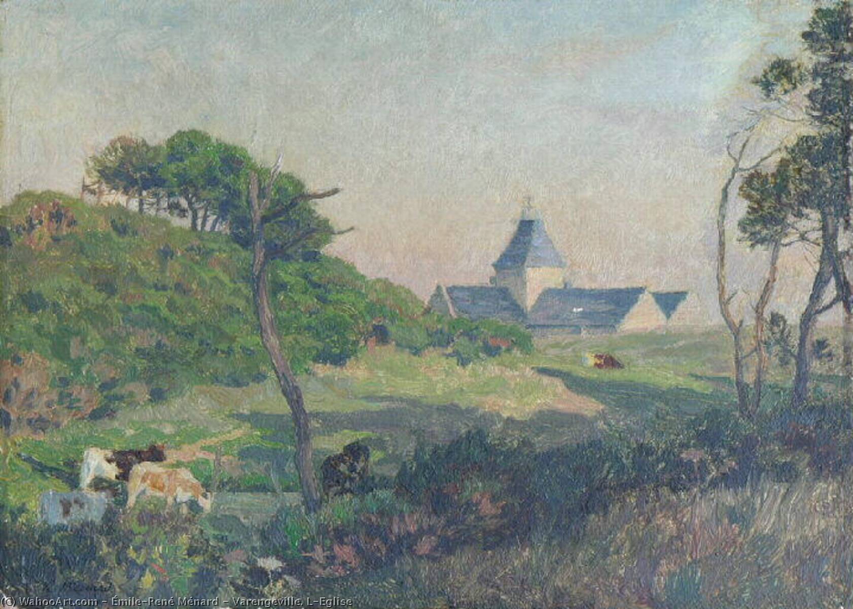 Varengeville. L'eglise — Émile-rené Ménard