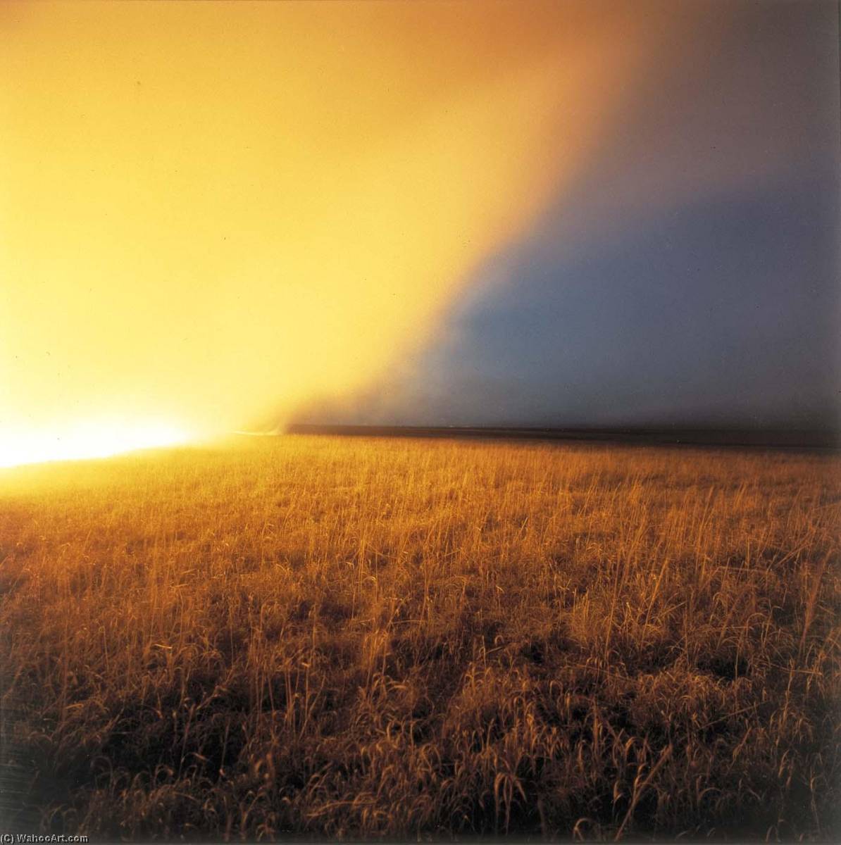 Grass Fire Near Cassoday, Kansas — Larry W Schwarm