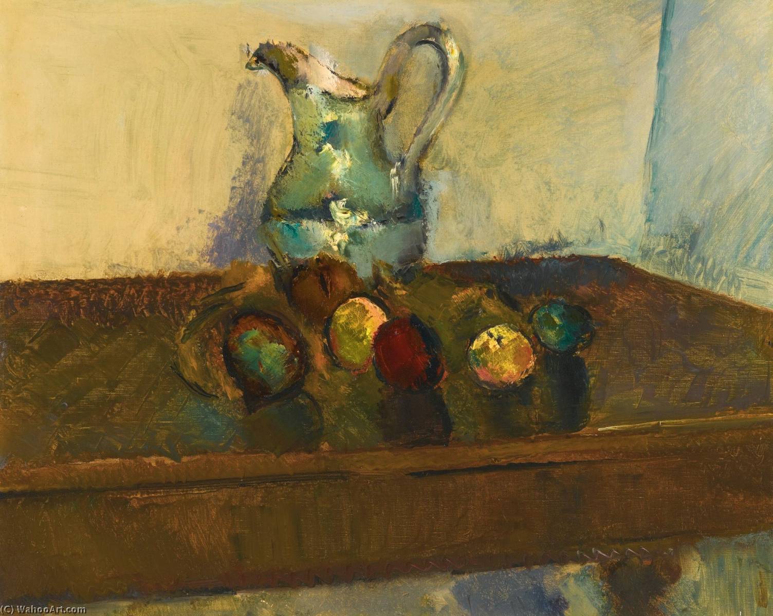 Still Life With Apples And Pitcher — Anton Faistauer